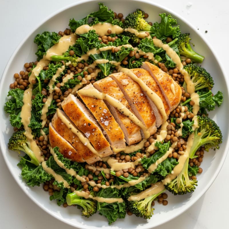 Lentil and Vegetable Power Bowl