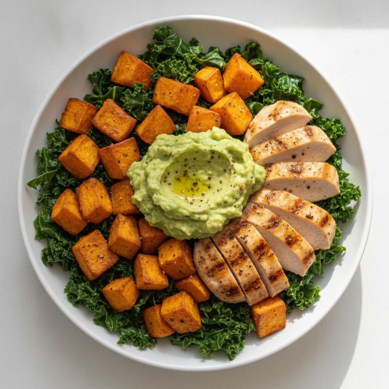 Roasted Sweet Potato Harvest Bowl
