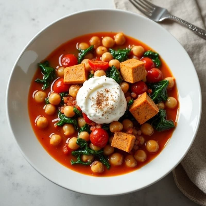 Hearty Spiced Chickpea and Tomato Stew