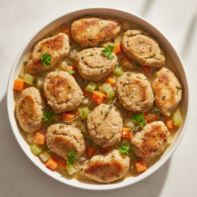 Homestyle Chicken and Herb Dumplings