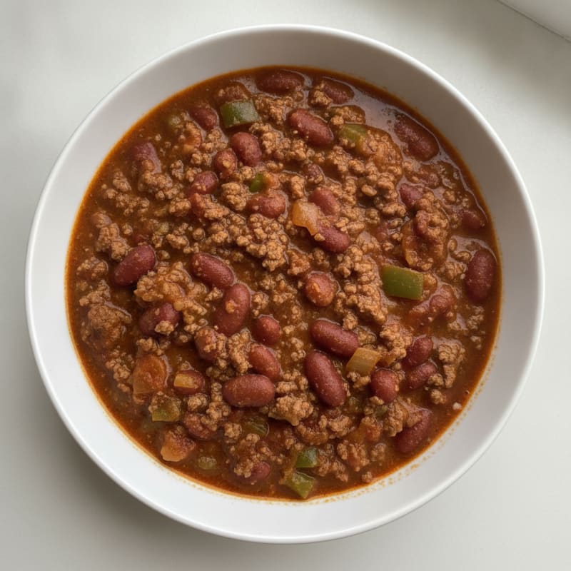 Hearty Beef and Bean Chili