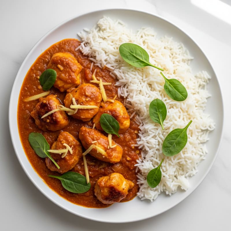 Creamy Spiced Butter Chicken with Basmati
