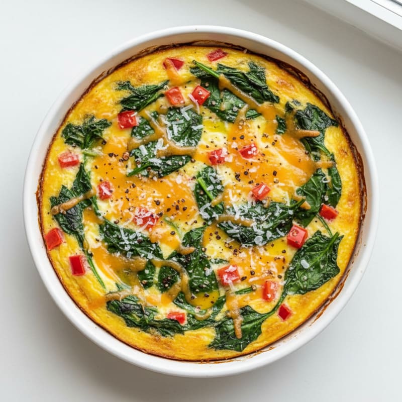 Golden Quick-Baked Egg and Cheese