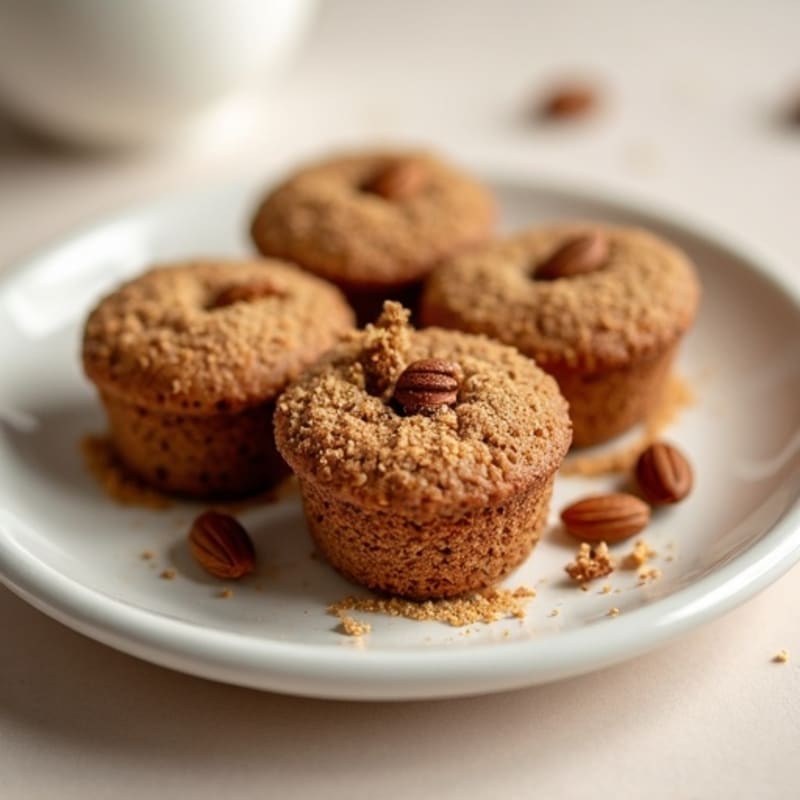Protein-Packed Almond-Coffee Mini Cakes