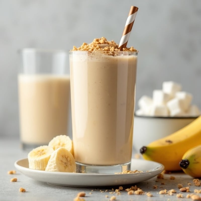 Creamy Vanilla-Almond Protein Power Smoothie