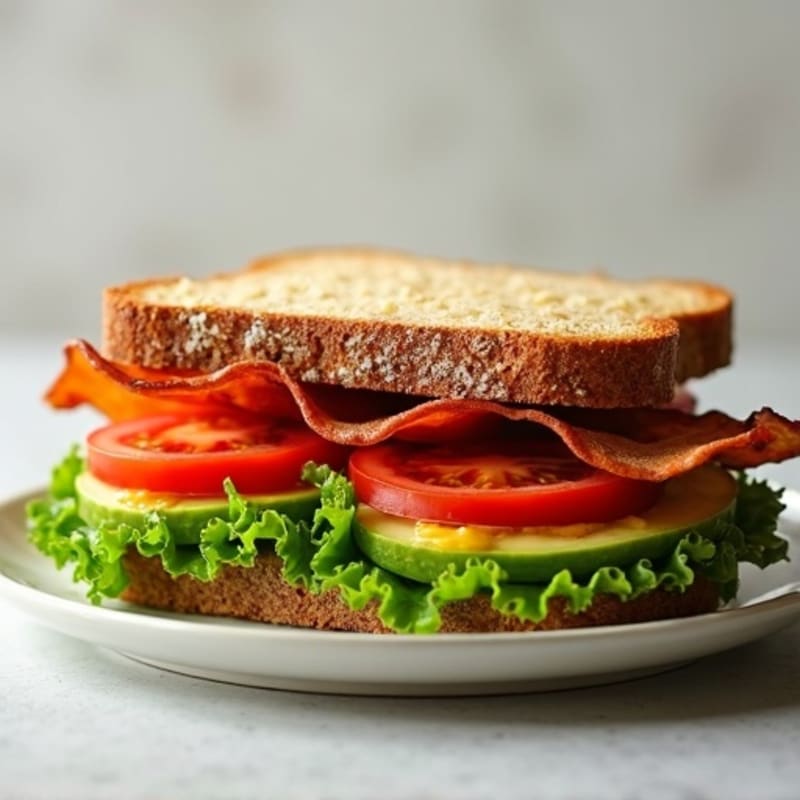 Healthy Avocado BLT Sandwich