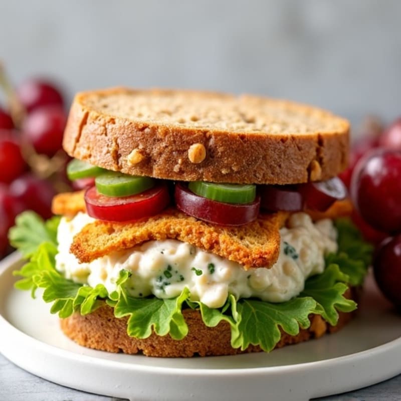 Crispy Celery Chicken Salad Sandwich