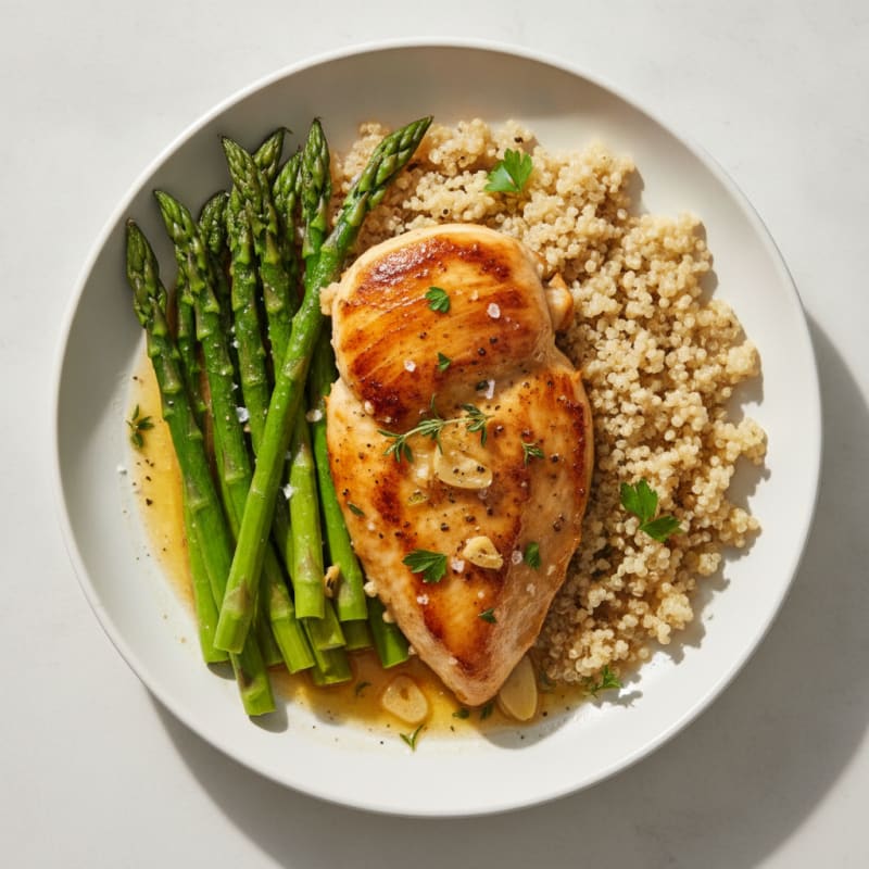 Pan-Seared Chicken with Lemon-Herb Sauce