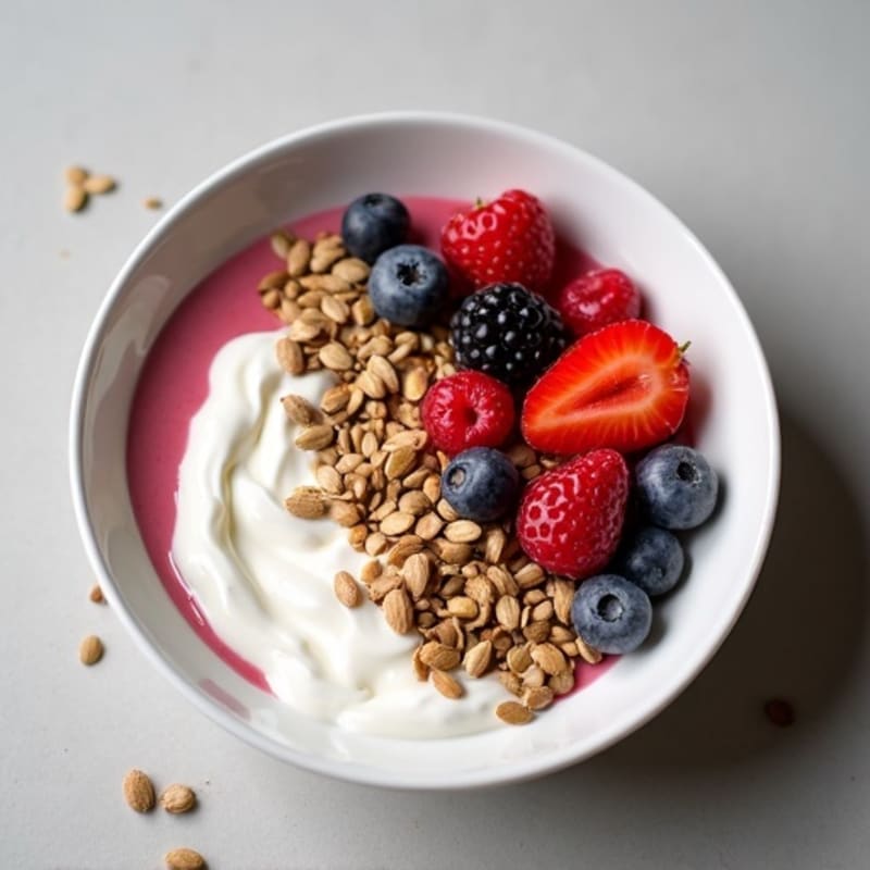 Creamy Weetabix Bowl with Fresh Berries and Crunchy Seeds