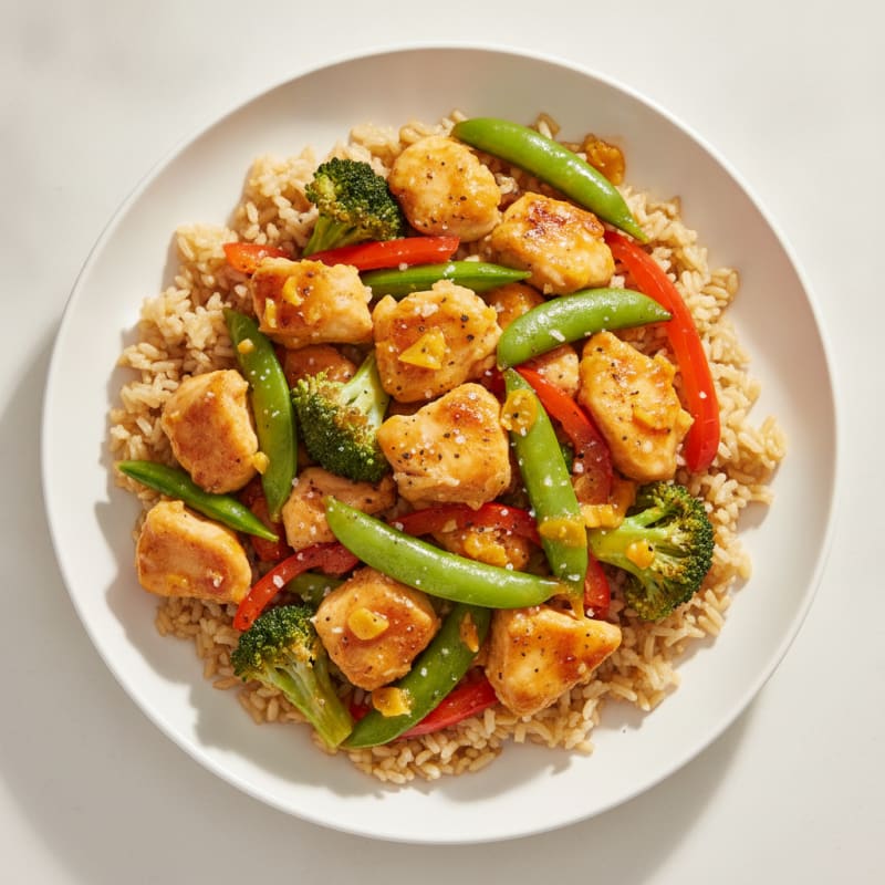 Orange Glazed Chicken Stir-Fry