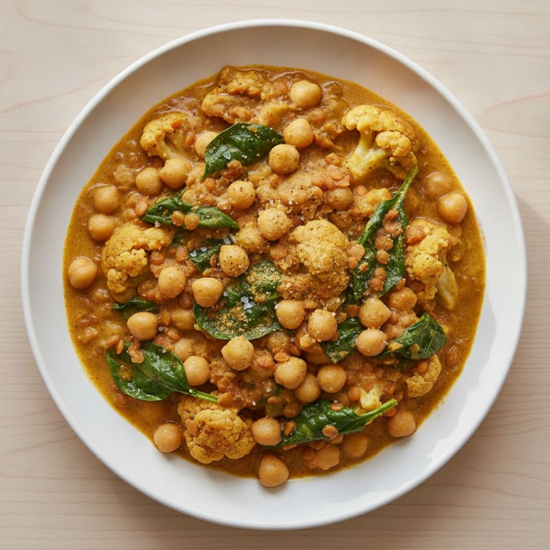 Hearty Chickpea and Vegetable Curry