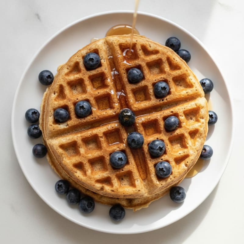 High-Protein Buttermilk-Style Waffles