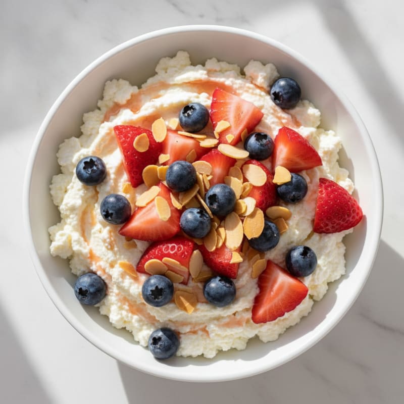 High-Protein Cottage Cheese Berry Bowl