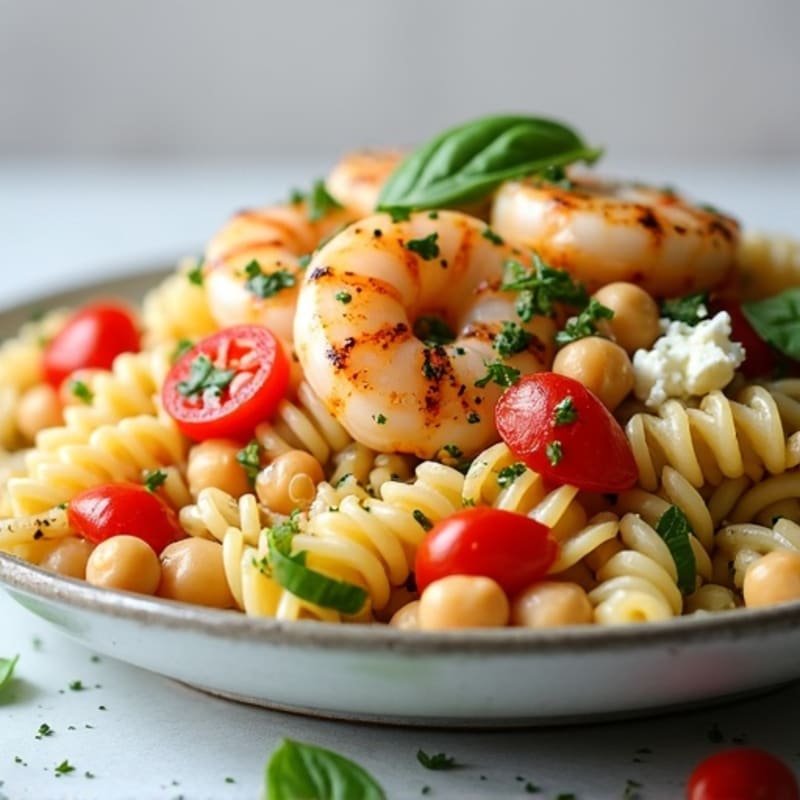 Protein-Packed Mediterranean Pasta Salad