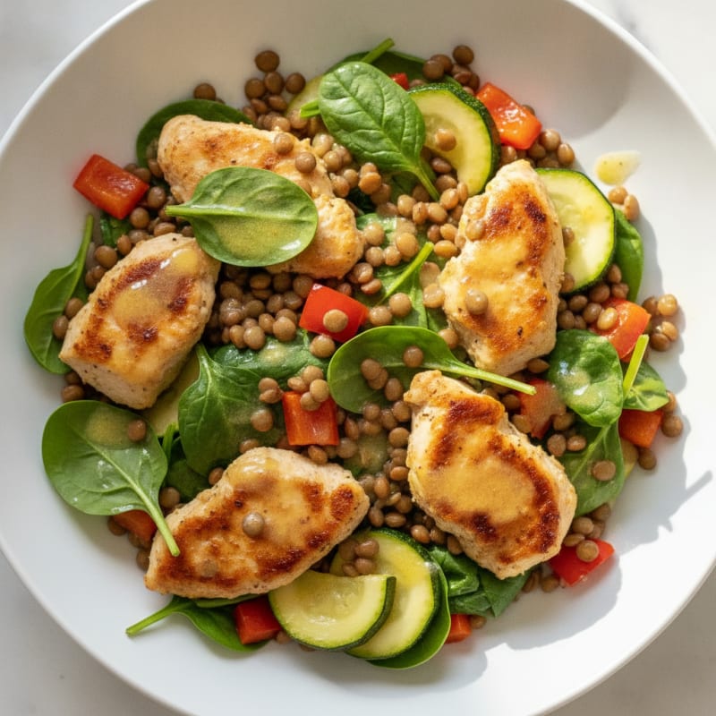 Lentil and Vegetable Power Bowl