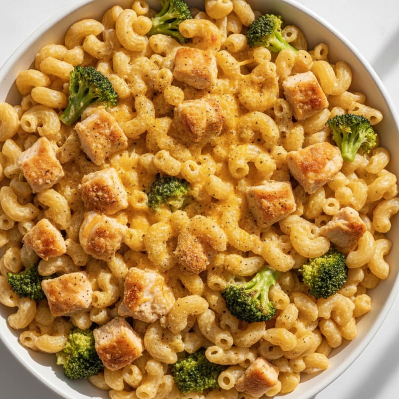 High-Protein Baked Macaroni and Cheese