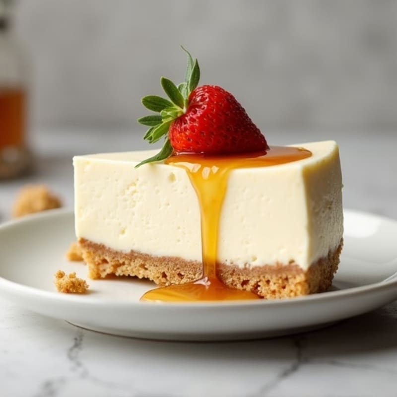 Silky Protein Cheesecake with Greek Yogurt