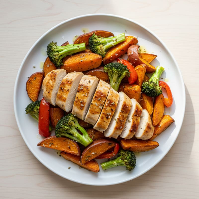 Sheet Pan Chicken and Roasted Vegetables