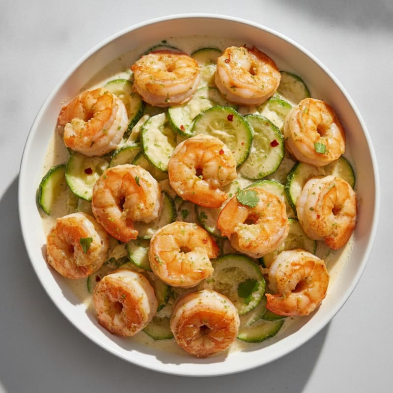 Coconut Lime Shrimp with Zucchini
