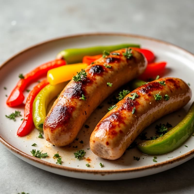 Herb-Roasted Italian Chicken Sausage with Bell Peppers