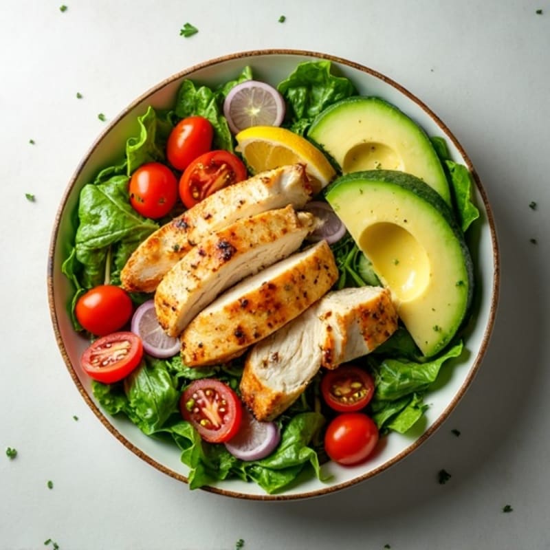 Lemon-Herb Chicken Salad Bowl