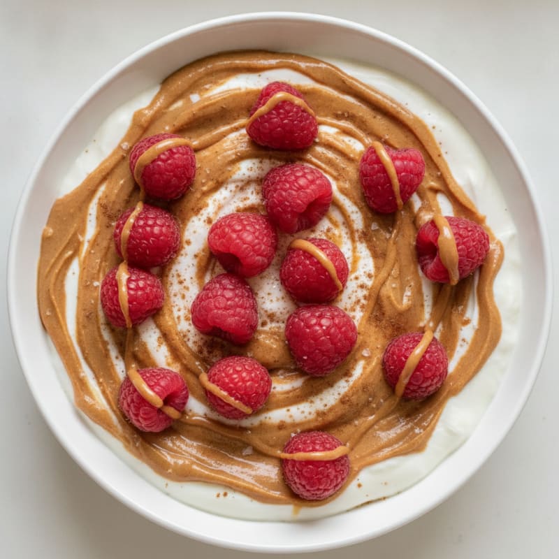 Peanut Butter Swirl Protein Pudding