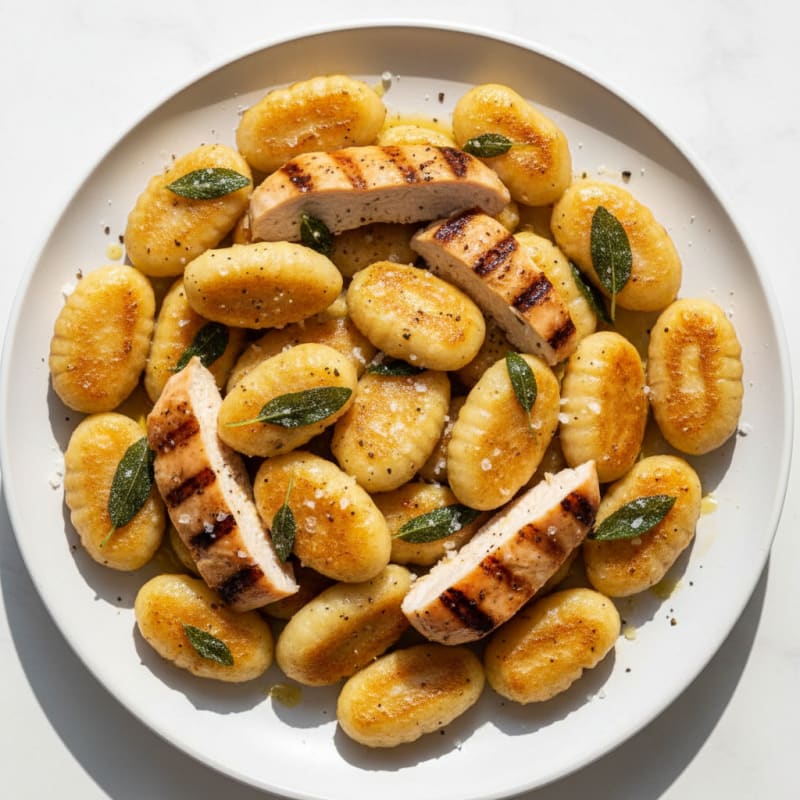 Creamy Ricotta Gnocchi with Sage Butter