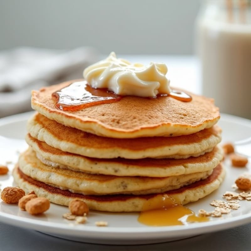 Fluffy Greek Yogurt Protein Pancakes