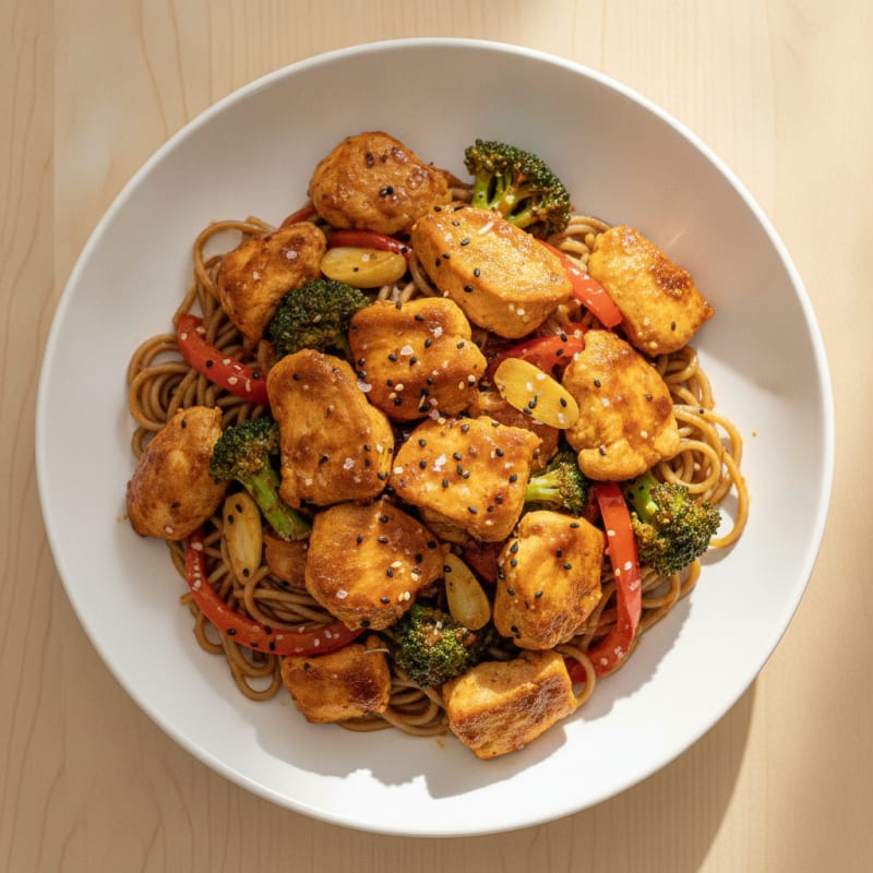 Spicy Gochujang Chicken Stir-Fry