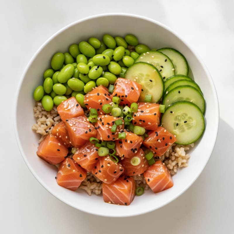 Hawaiian Salmon Poke Bowl