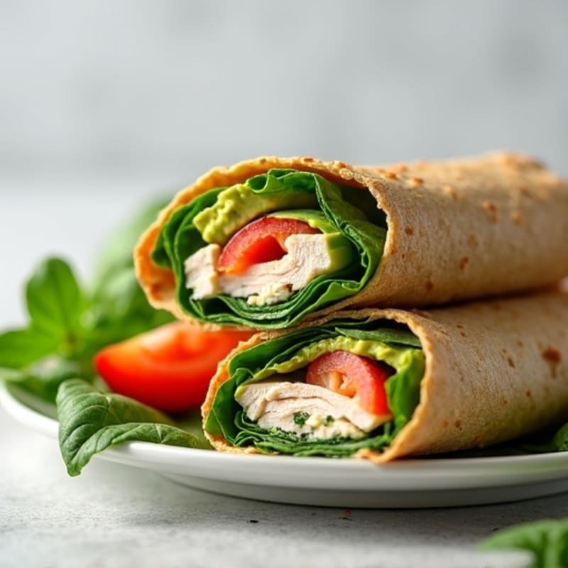 Fresh Turkey Avocado Wrap