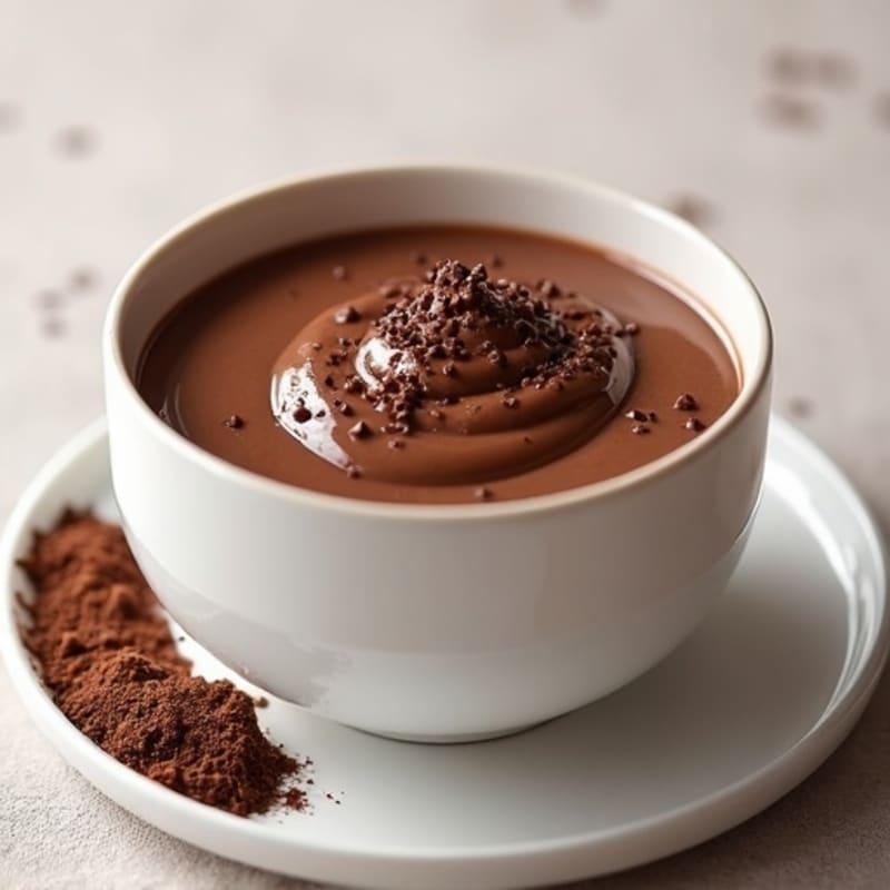 Silky Chocolate Protein Pudding