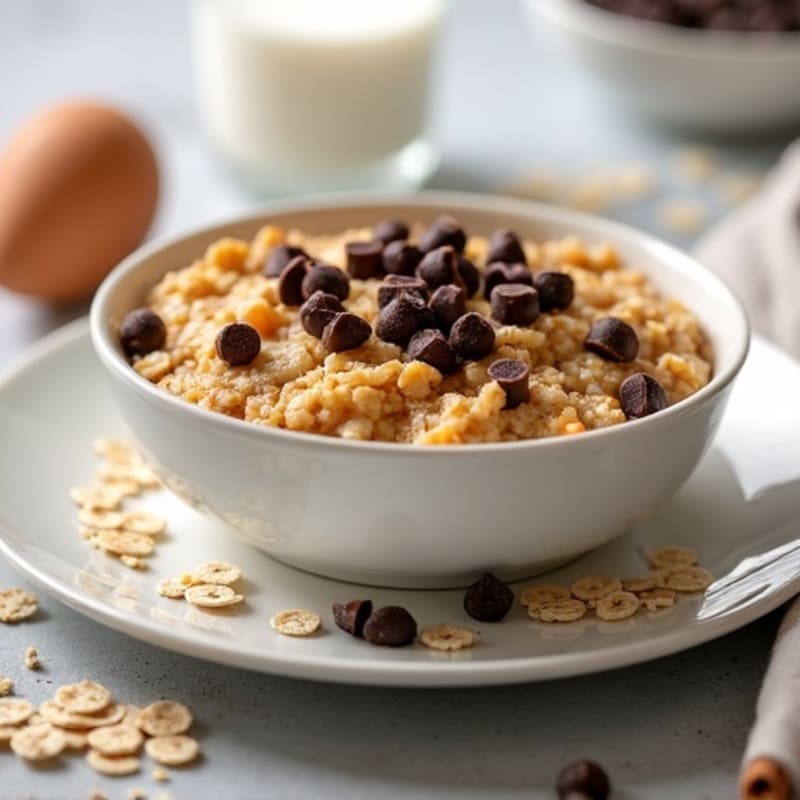 Chewy High-Protein Chocolate Chip Baked Oats