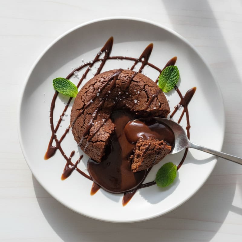 High-Protein Decadent Chocolate Lava Cake