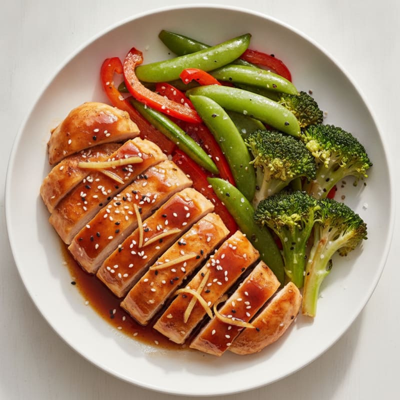 Teriyaki Chicken with Roasted Vegetables