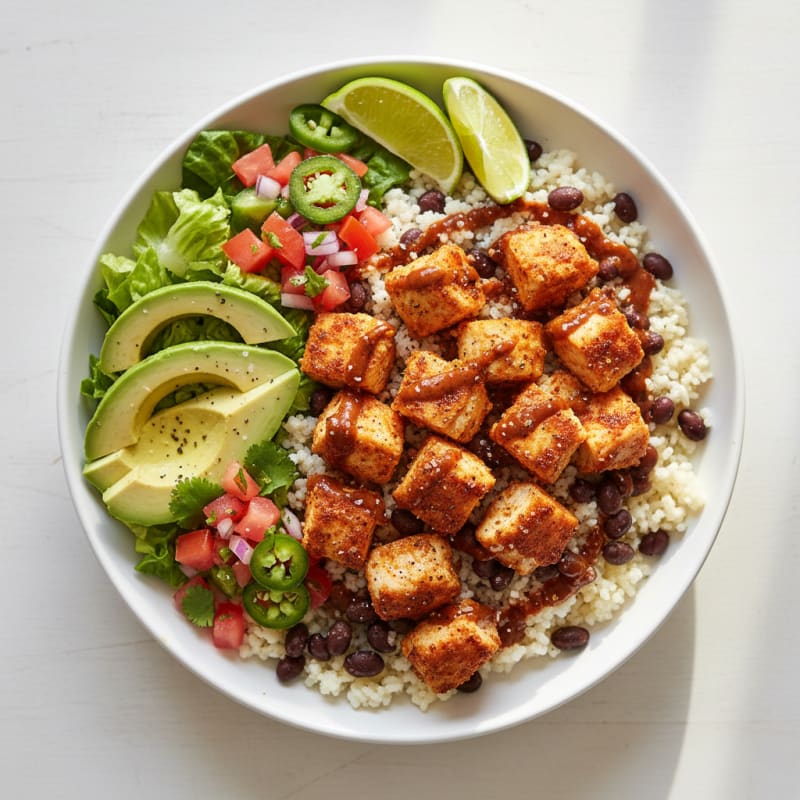 Crispy Chipotle Chicken Taco Bowl