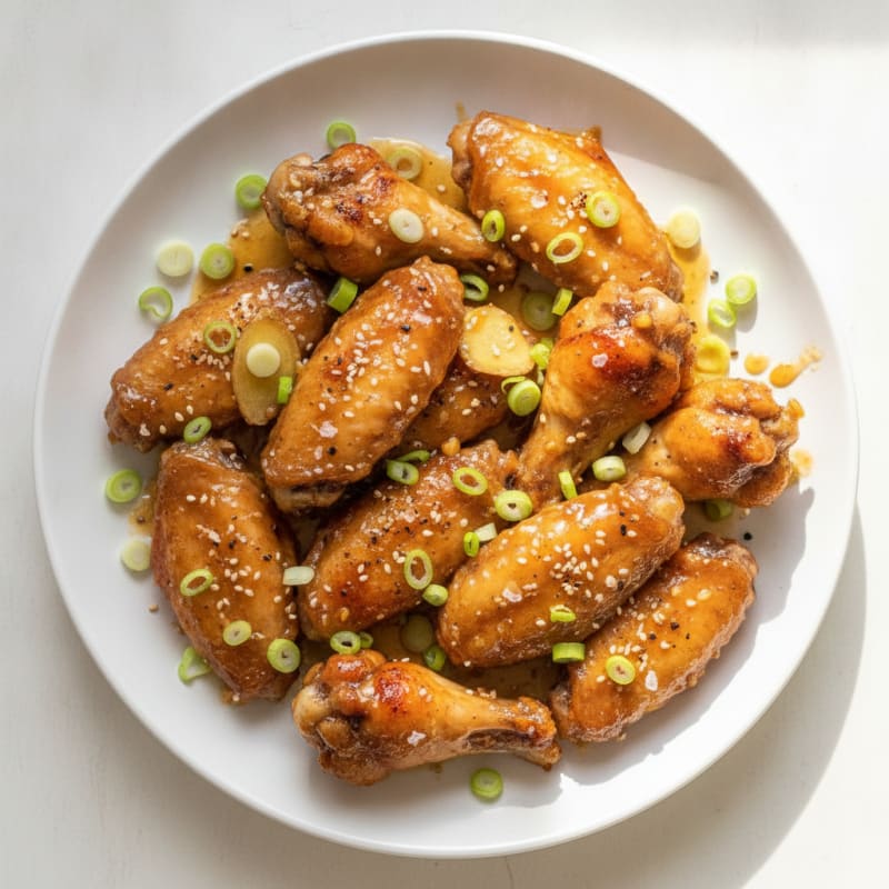 Honey-Garlic Glazed Chicken Wings