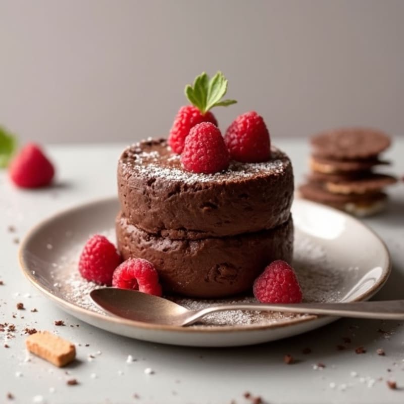 Dark Chocolate Protein Soufflé