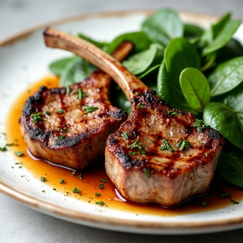 Grilled Herb Lamb Chops