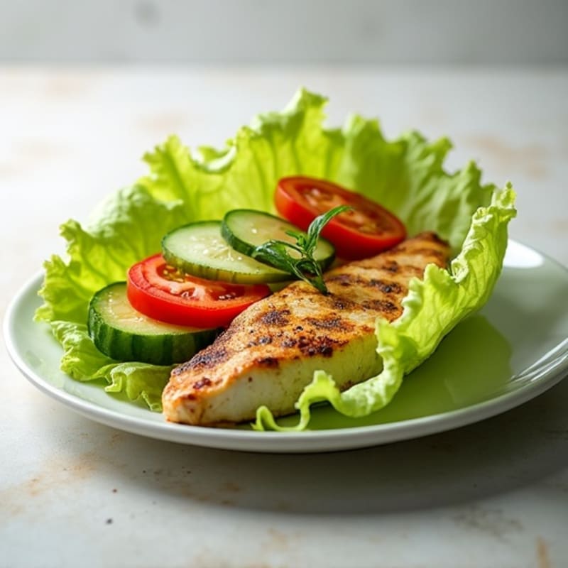 Herb-Grilled Chicken Lettuce Wrap