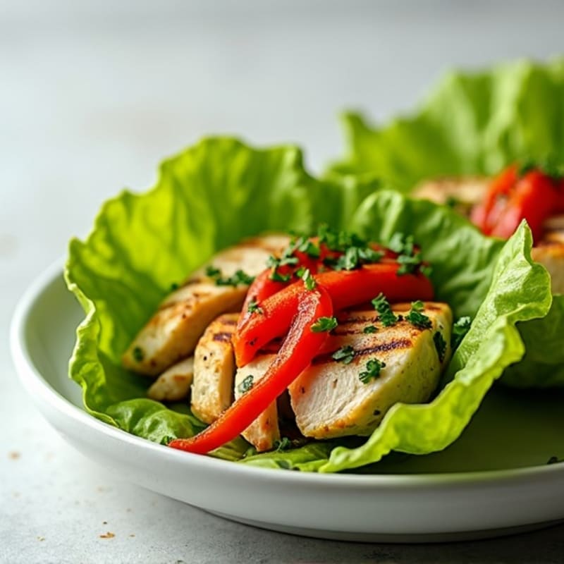 Herb-Grilled Chicken Lettuce Wrap