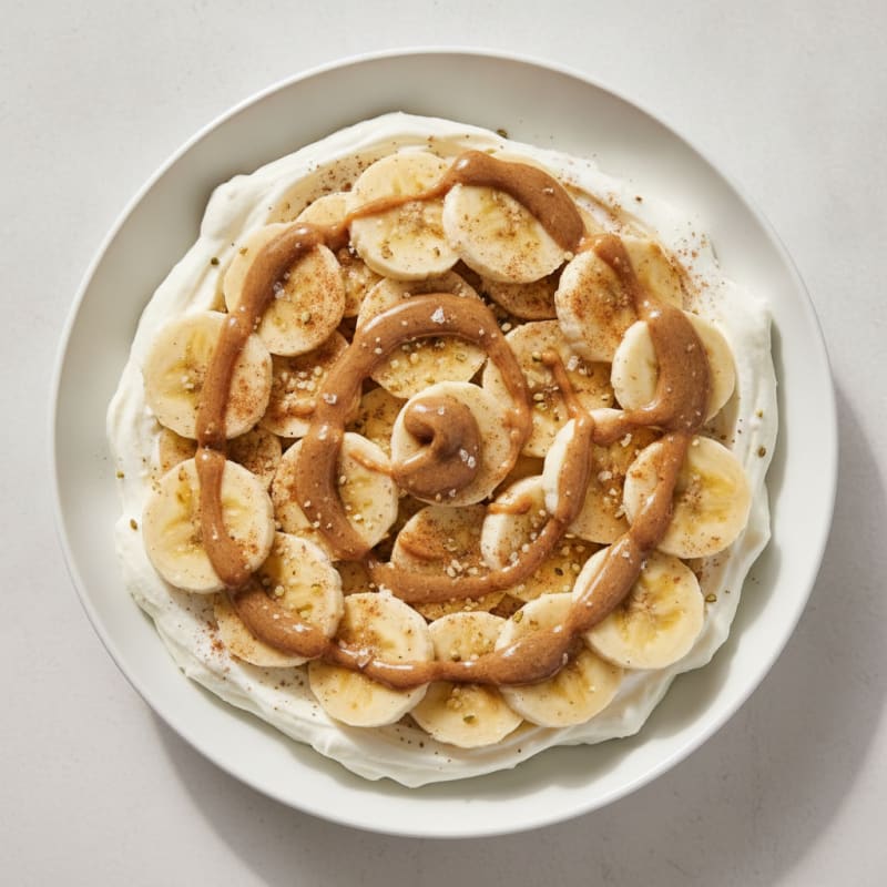 High-Protein Banana Nut Butter Bites Bowl