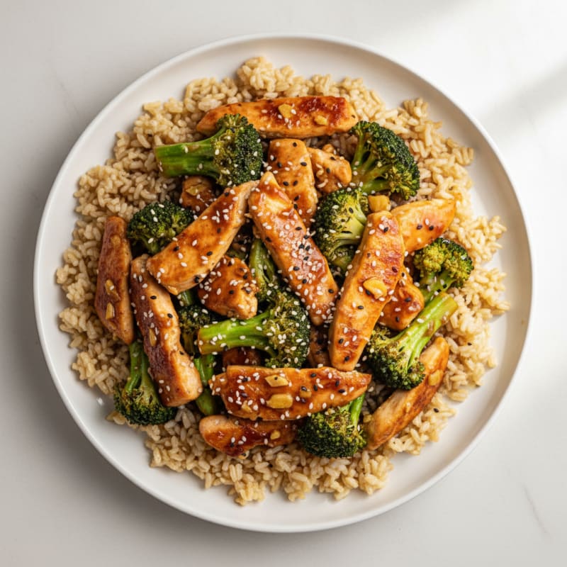 Teriyaki Chicken and Broccoli Stir-Fry