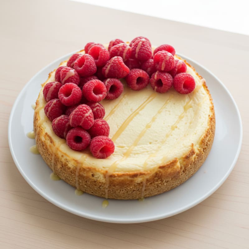 Silky Greek Yogurt Protein Cheesecake