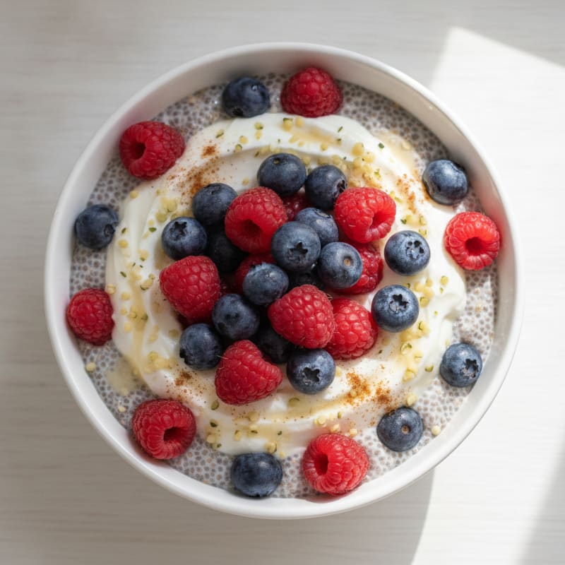 Berry Chia Seed Yogurt Parfait