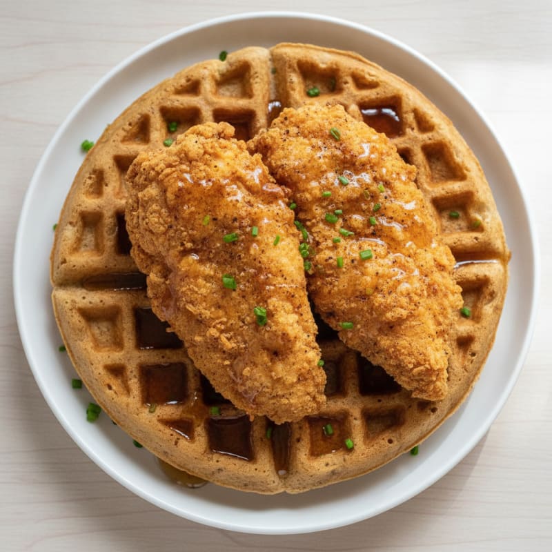 Golden Chicken & Waffles