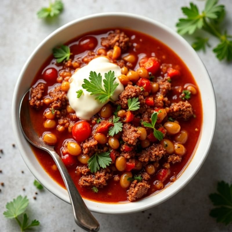 Hearty Beef and Bean Chili
