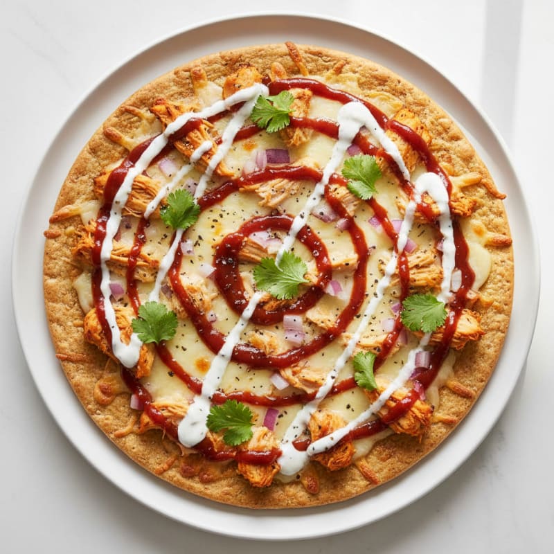 Crispy BBQ Ranch Chicken Pizza