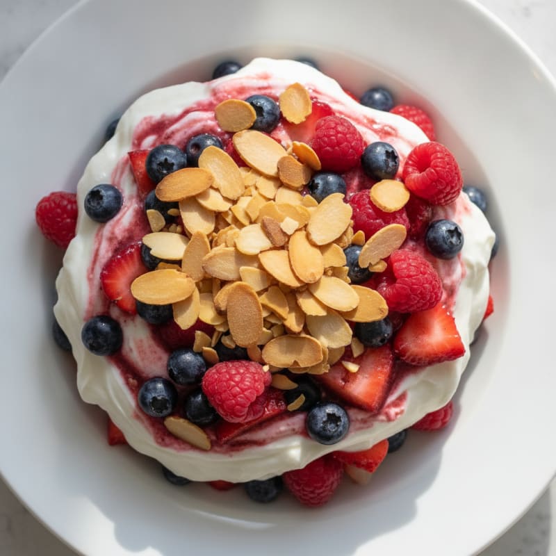 Creamy Greek Yogurt Protein Parfait with Mixed Berries