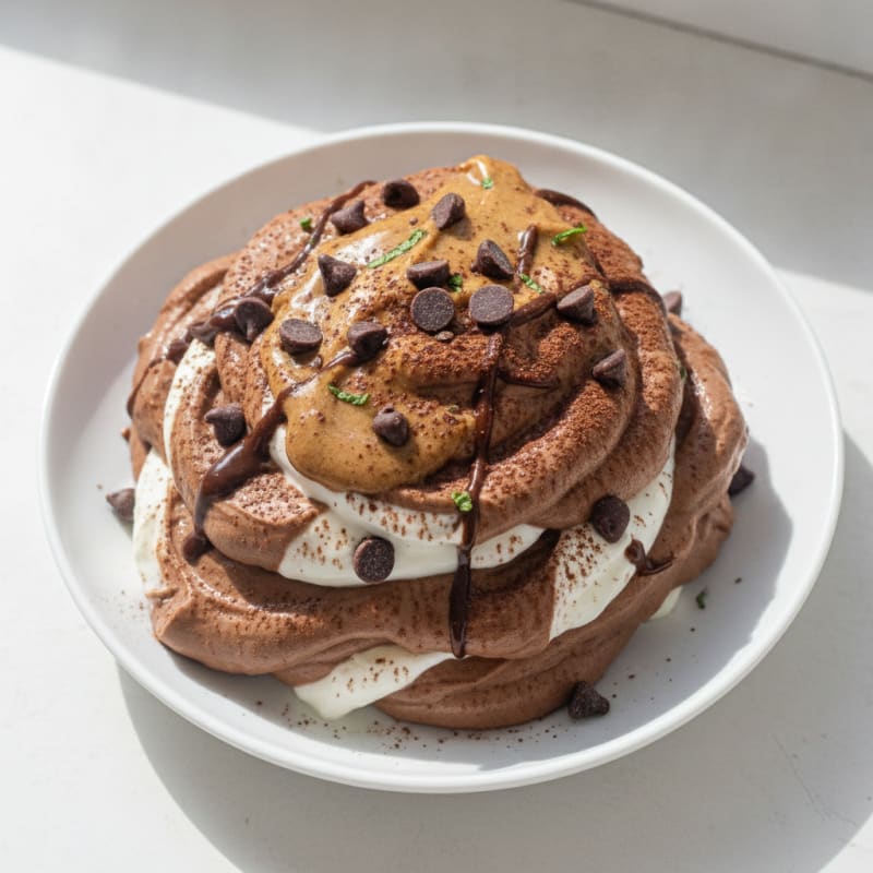 Protein Chocolate Mousse with Whey and Greek Yogurt